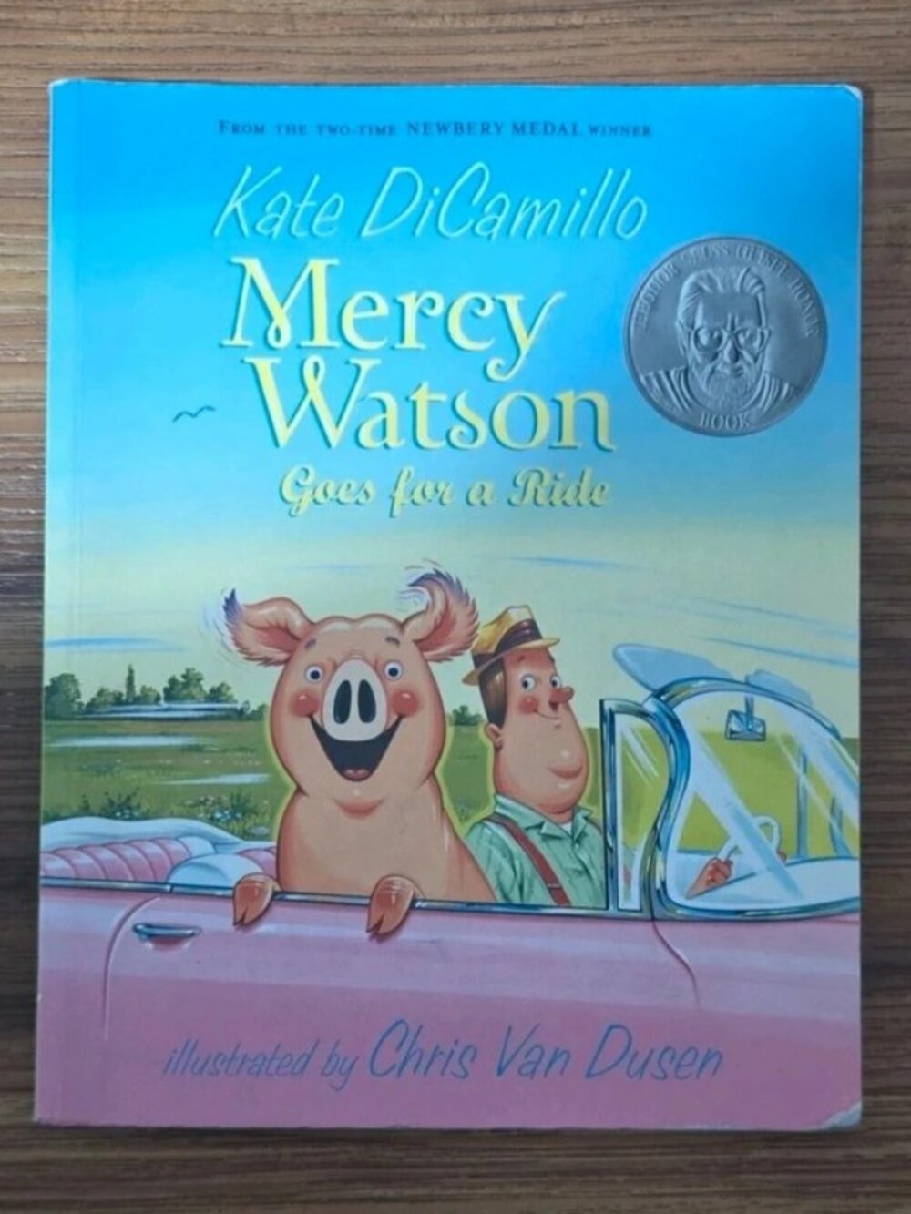Mercy Watson Goes for a Ride by DiCamillo & Van Dusen, Paperback 2006, Humorous